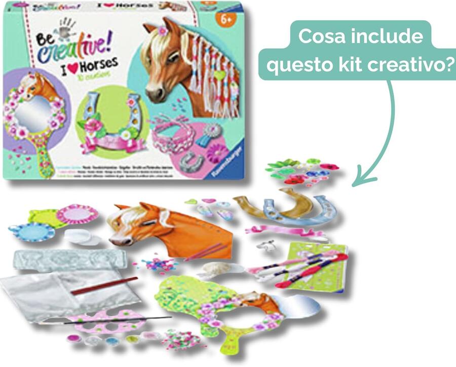 Be Creative Cavalli multiattività - Ravensburger - 237517 - 6+