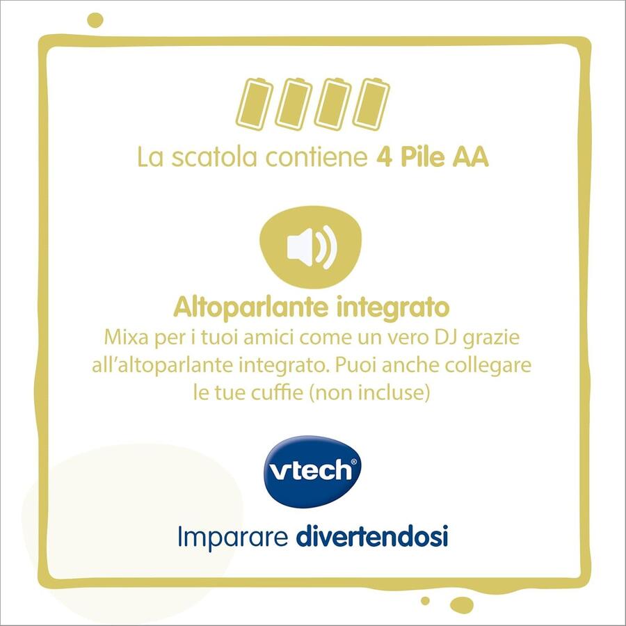 Kidi DJ Mix Consolle per bambini - Vtech - 5473 - 6+