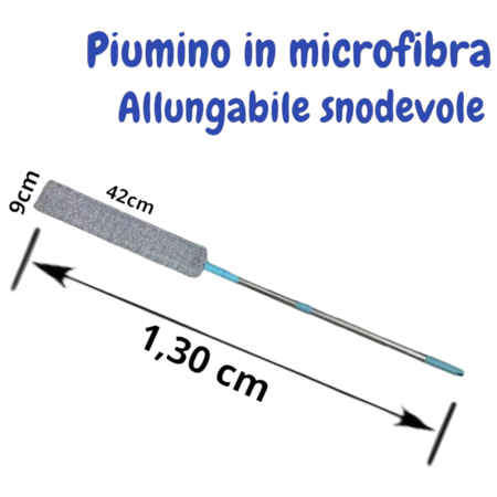 IPM CASA PIUMINO ALLUNGABILE SNODEVOLE FLESSIBILE 130 CM (Confezione da 12 pezzi) 