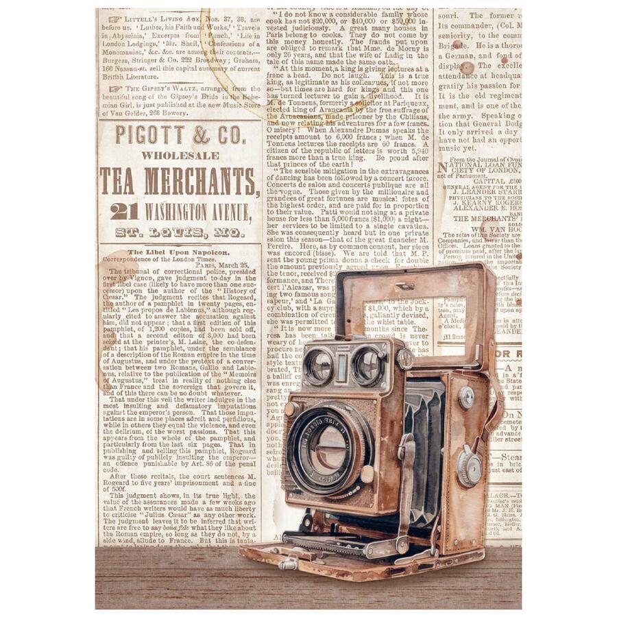 Selezione 8 Carta di riso Fto A6 Quiet Days