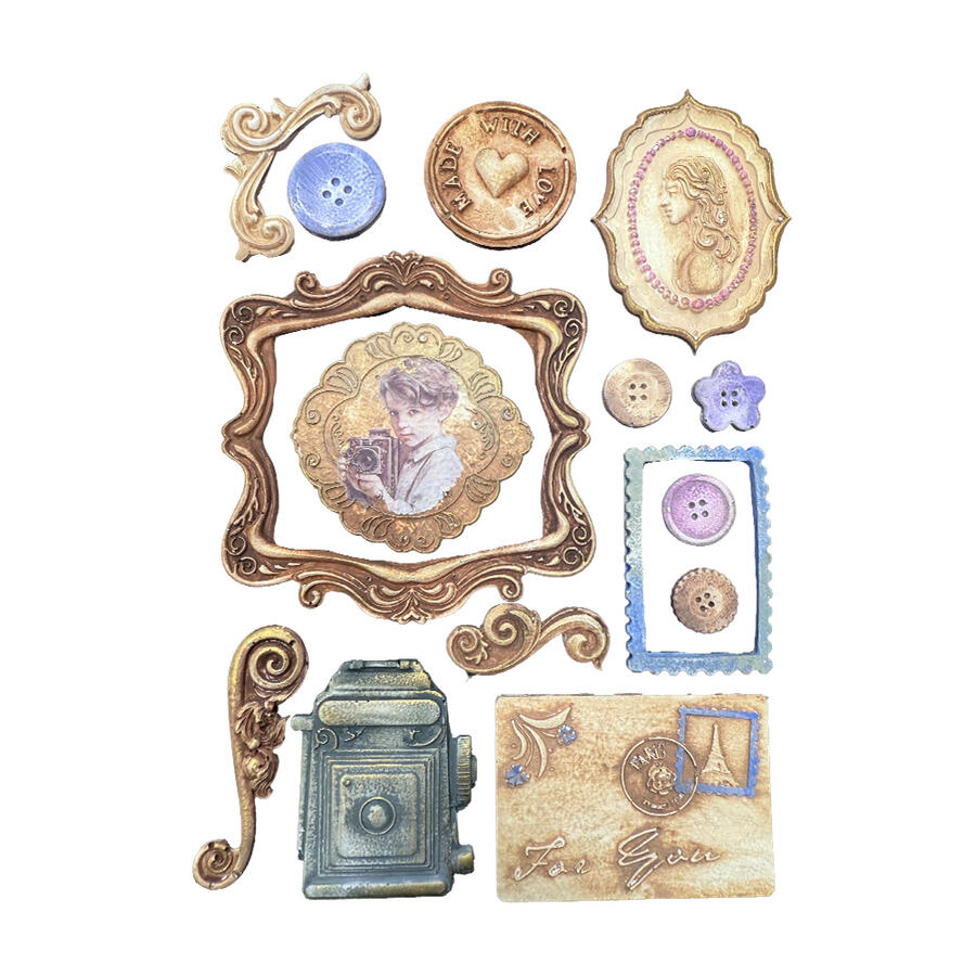 Stampo in silicone A5 Quiet Days Targhette