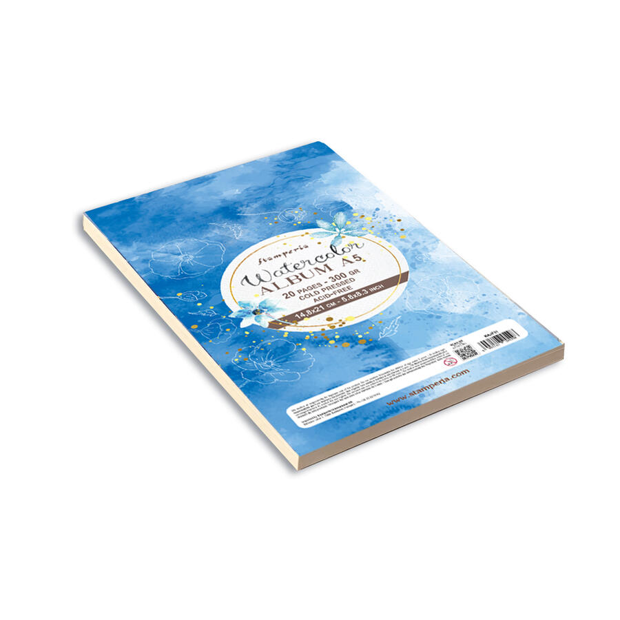 Watercolor Album A5 20 pagine