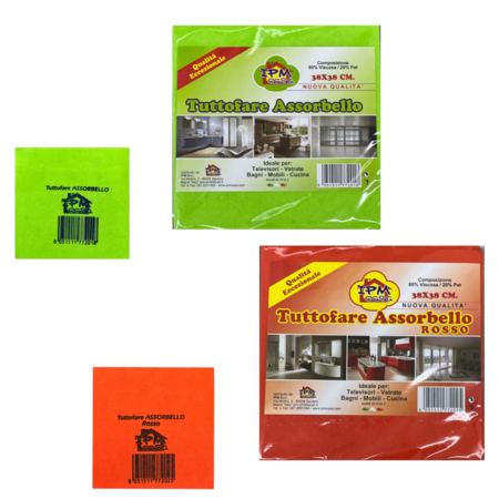 IPM CASA PANNO TUTTO FARE 38X38 CM (Confezione da 24 pezzi)  