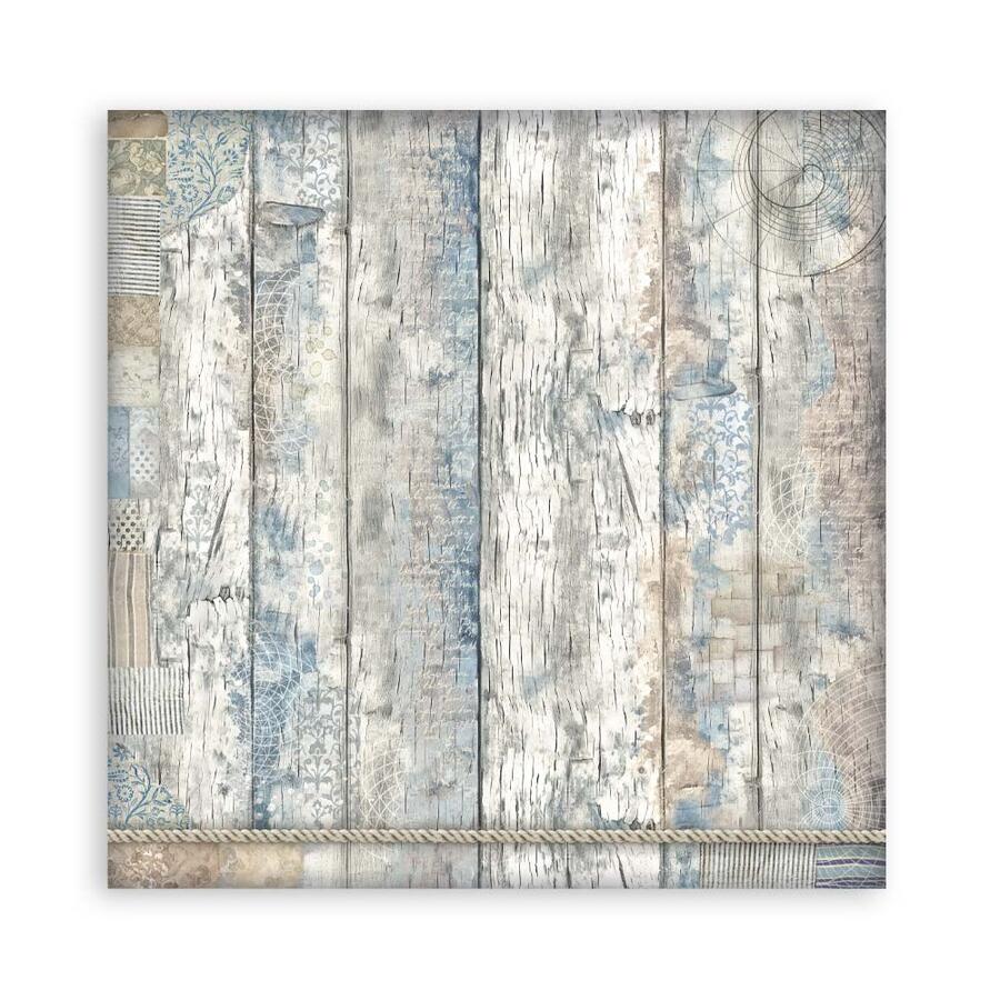 Blocco 10 fogli 30,5 x 30,5 Double Face Silent Sea