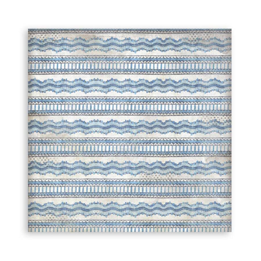 Blocco 10 fogli 30,5 x 30,5 Double Face Silent Sea