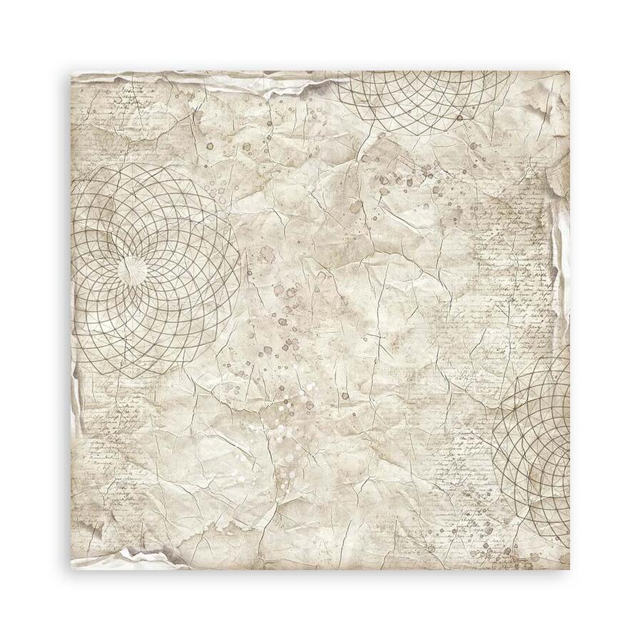 Blocco 10 fogli 30,5 x 30,5 Double Face Backgrounds Silent Sea