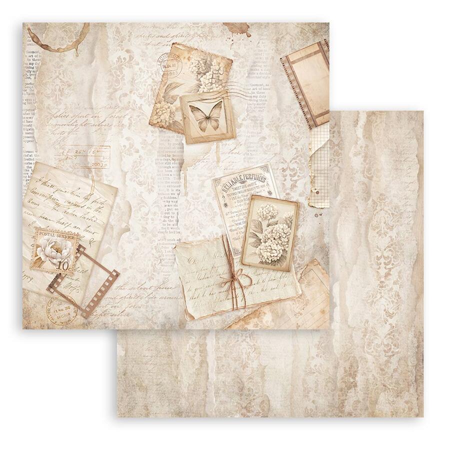 Blocco 10 fogli 20,3 x 20,3 Double face Quiet Days