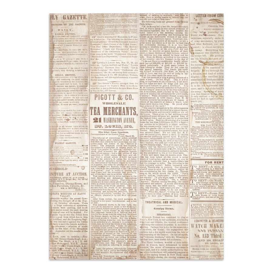 Junk Journal stickers, cut-outs, backgrounds Quiet Days