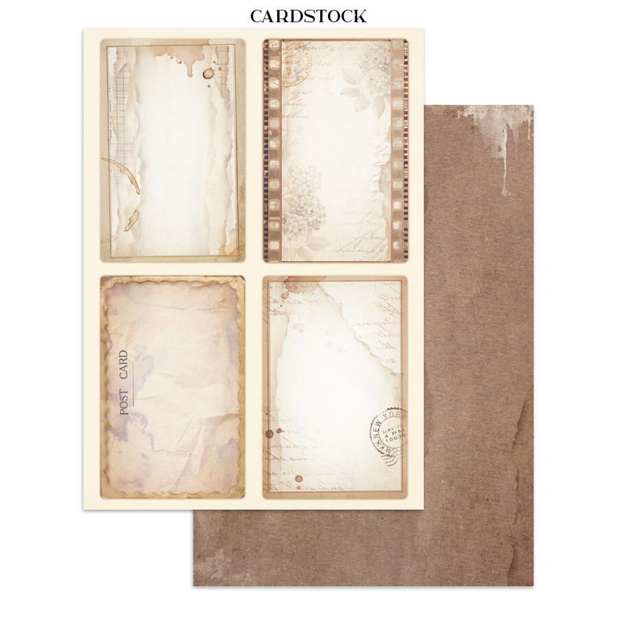 Junk Journal stickers, cut-outs, backgrounds Quiet Days