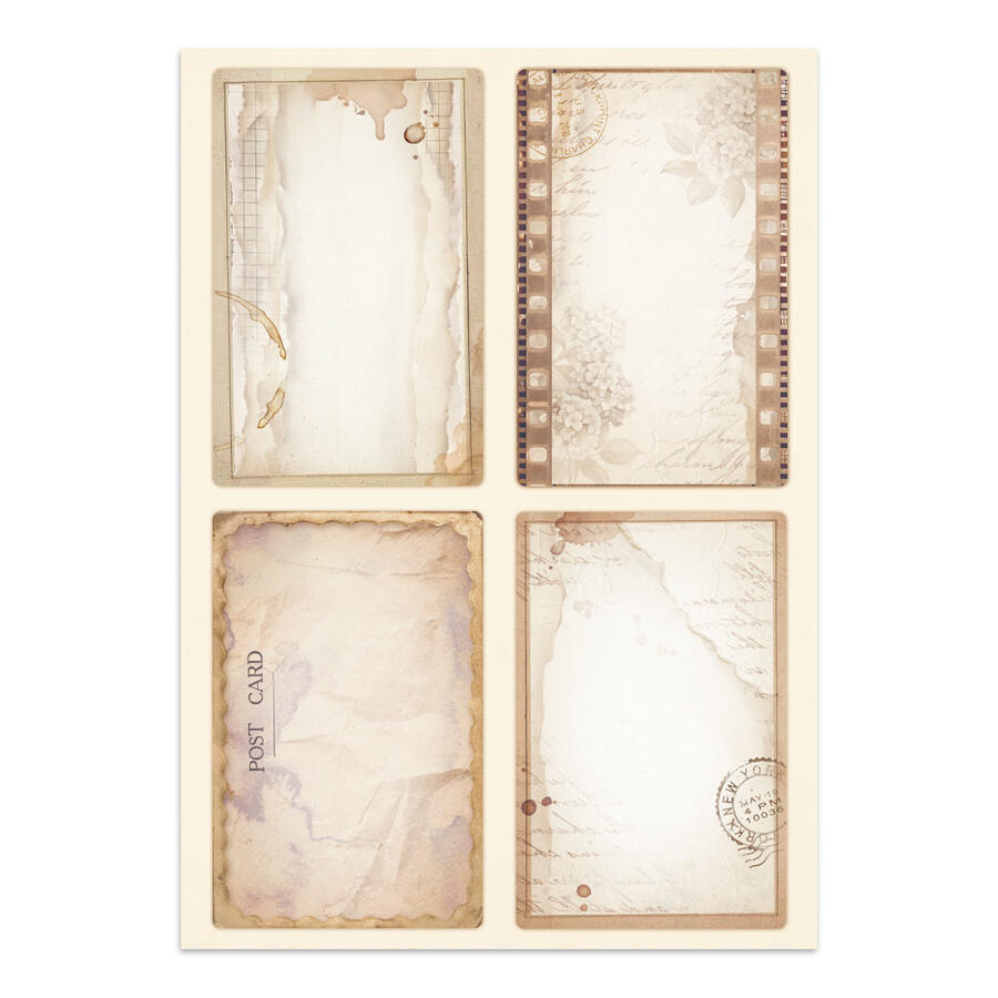 Junk Journal stickers, cut-outs, backgrounds Quiet Days