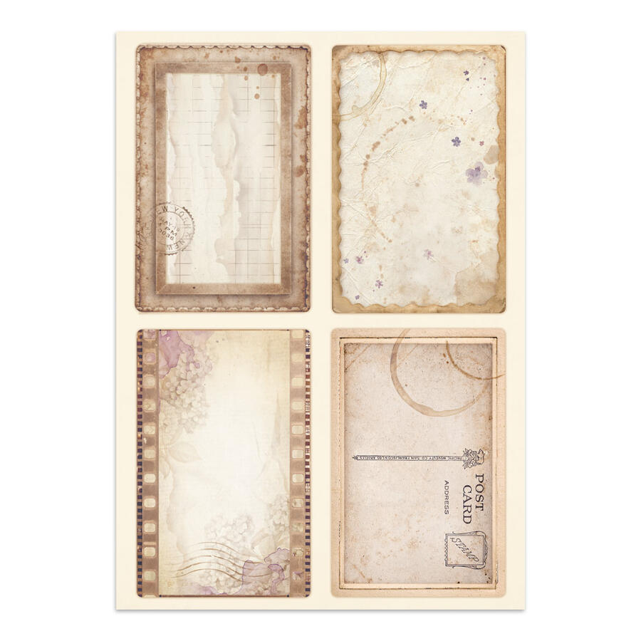 Junk Journal stickers, cut-outs, backgrounds Quiet Days