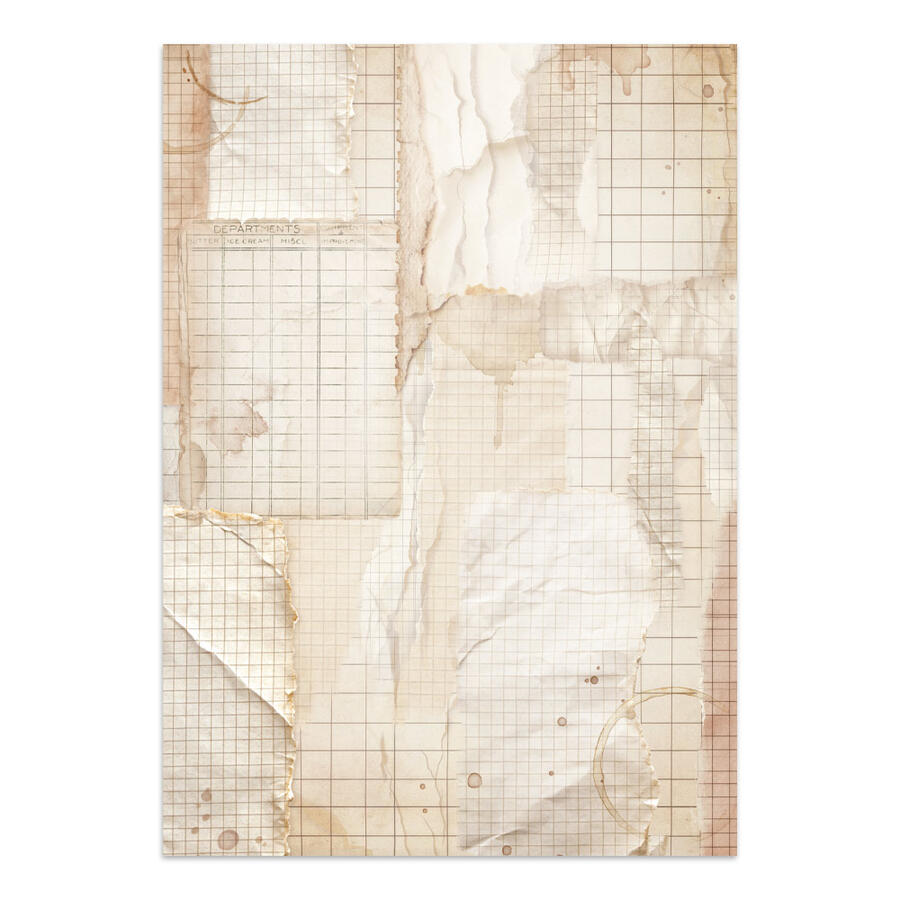 Junk Journal stickers, cut-outs, backgrounds Quiet Days