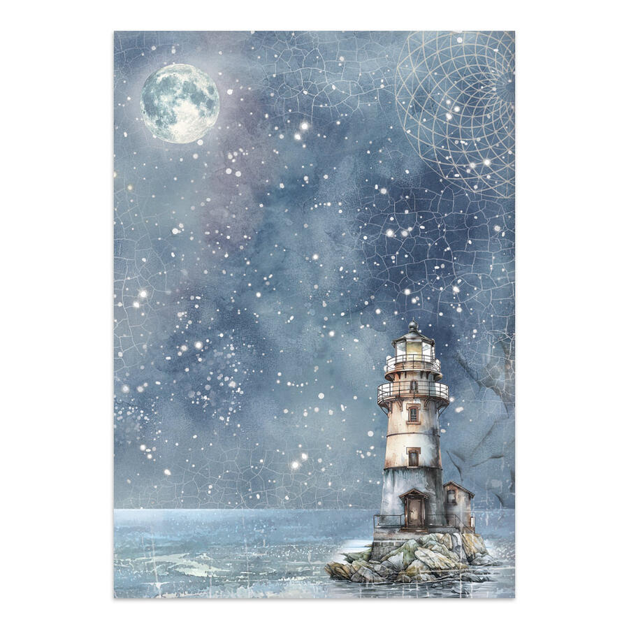 Junk Journal stickers, cut-outs, backgrounds Silent Sea