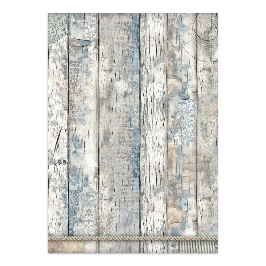 Junk Journal stickers, cut-outs, backgrounds Silent Sea