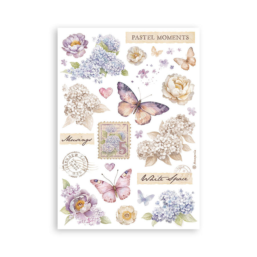 Washi Pad 8 sheets A5 Quiet Days