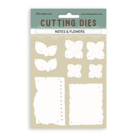 Cutting Dies A6 - Notes and Flowers