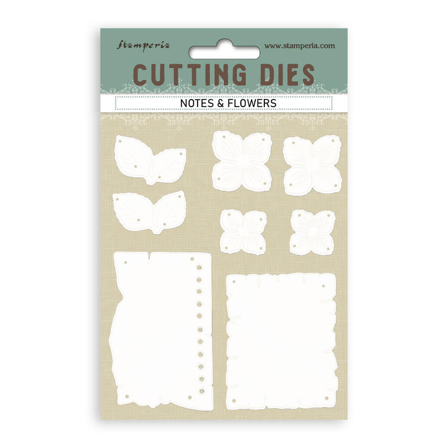 Cutting Dies A6 - Notes and Flowers