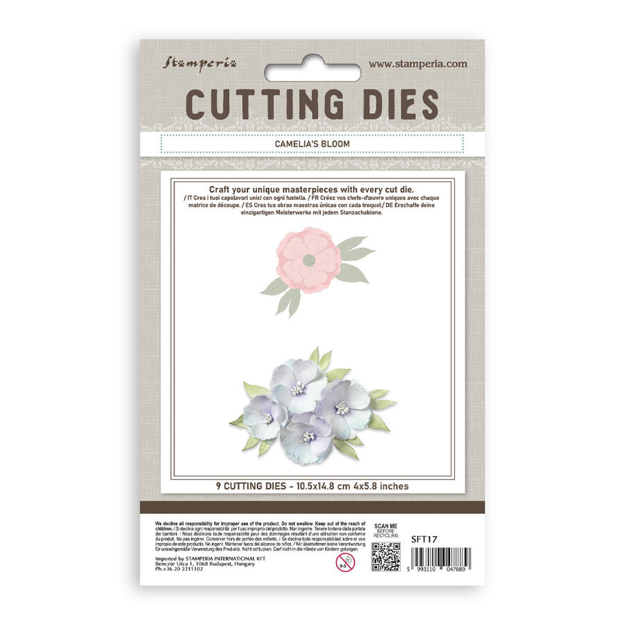 Cutting Dies A6 - Camelia's bloom