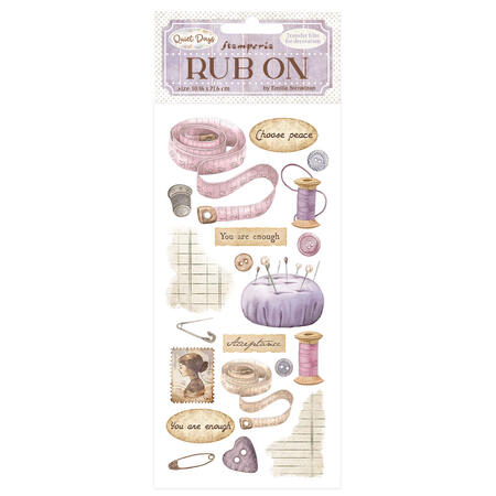 Rub-On Quiet Days cucito