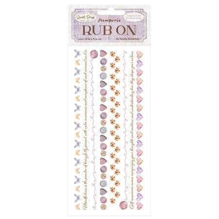 Rub-On Quiet Days bordure