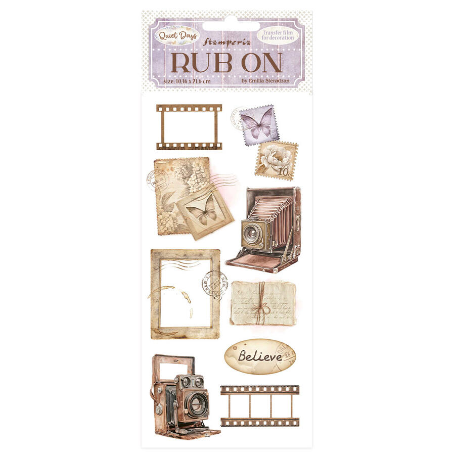 Rub-On Quiet Days fotografia vintage