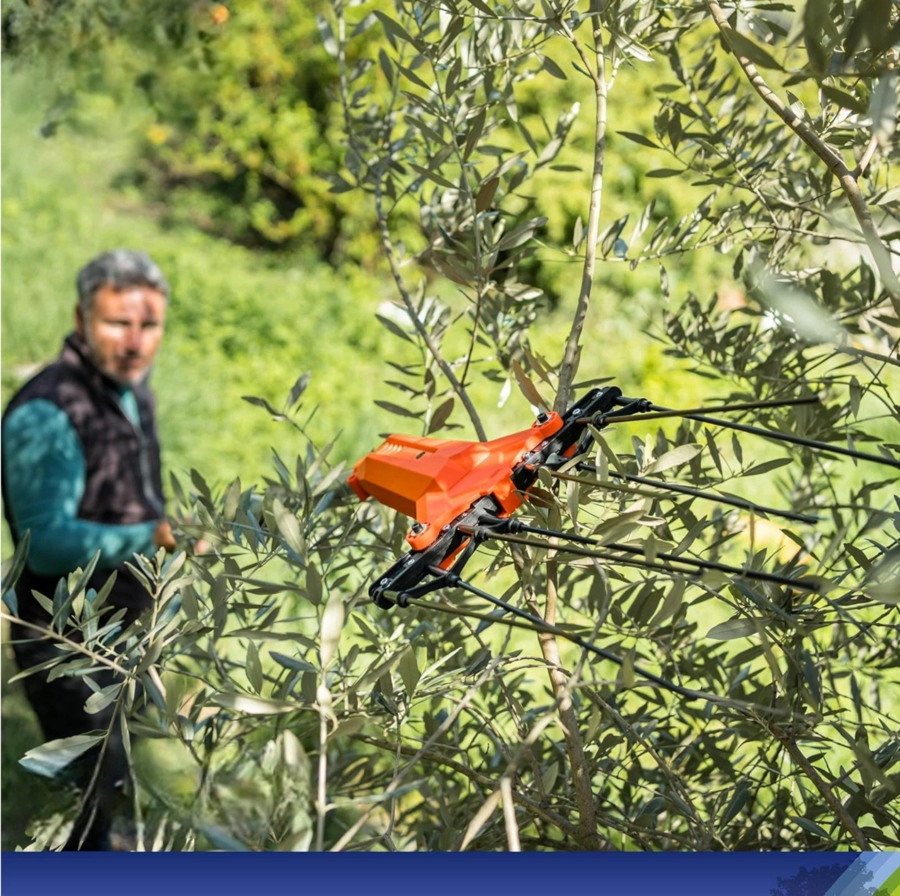 Abbacchiatore Elettrico Multifunzione Scuotiolive a Batteria 128V e 12V 140W