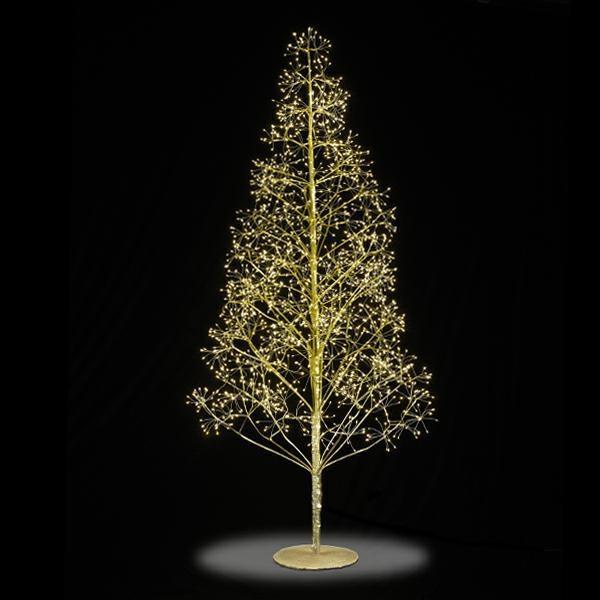 Fantin Argenti - Natale 2025 Albero di natale gold fiocchi 3000 led cm. H210