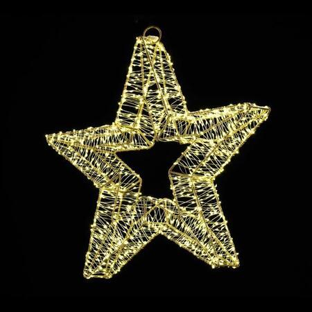 Fantin Argenti - Natale 2025 - Stella Gold 1200 Led Cm.40x40