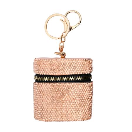 PORTACHIAVI PORTA CUFFIE CON STRASS 