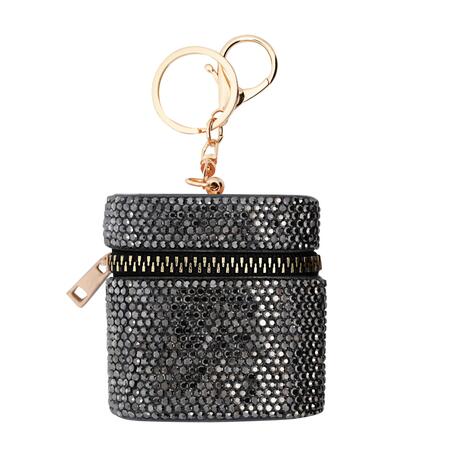 PORTACHIAVI PORTA CUFFIE CON STRASS
