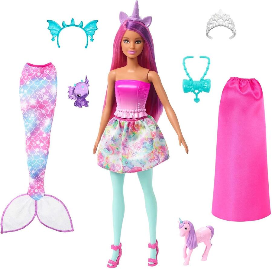 Barbie Dreamtopia con accessori - Mattel - HLC28 - 3+