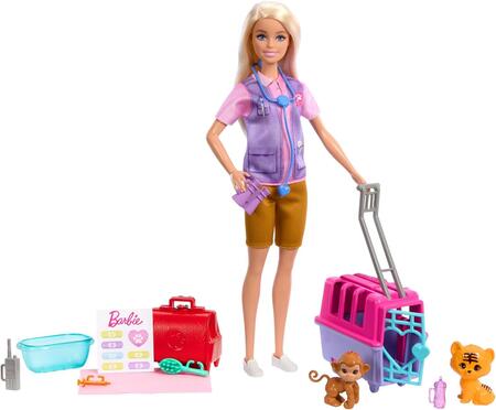 Barbie Carriere Salvataggio e recupero animali - Mattel - HRG50 - 3+