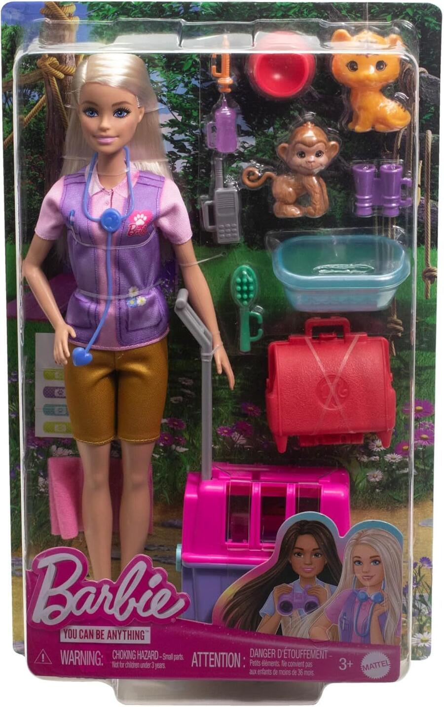 Barbie Carriere Salvataggio e recupero animali - Mattel - HRG50 - 3+