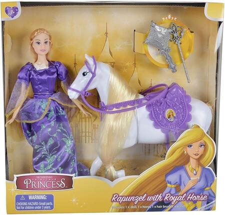 Bambola Rapunzel con cavallo - Toy association - 22662 - 3+
