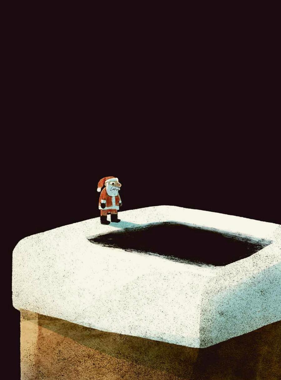 Come fa Babbo Natale a passare dal camino?