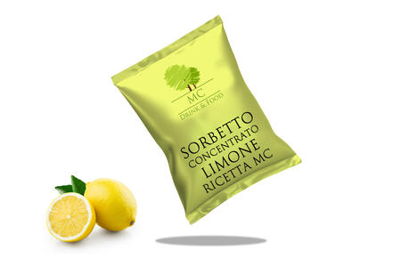 SORBETTO CONCENTRATO AL LIMONE RICETTA MC - BUSTA 750 g
