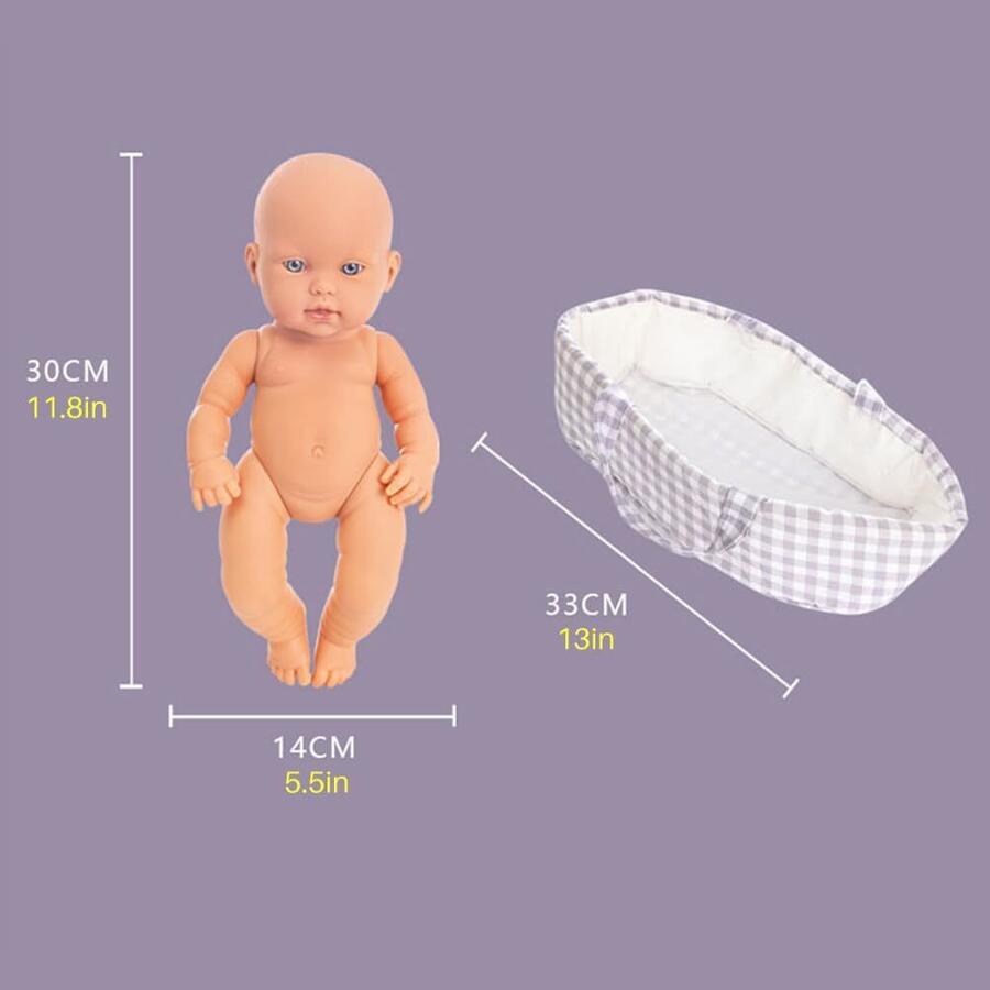 Bambola Lovely Baby con accessori - Mikado - 790547 - 3+