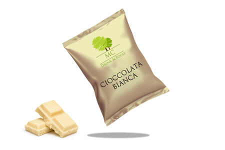 CIOCCOLATA BIANCA - BUSTA - BARATTOLO 1 kg