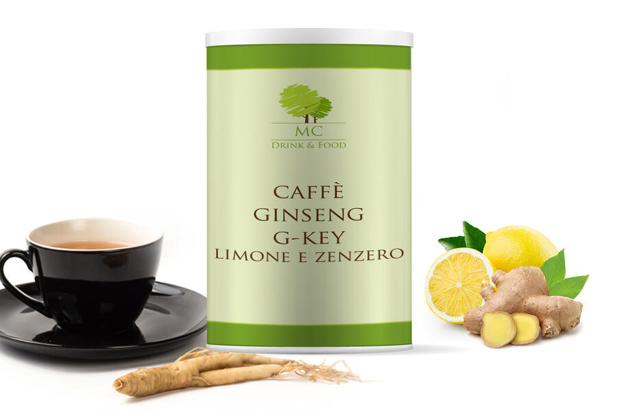 CAFFÈ AL GINSENG LIMONE E ZENZERO - BARATTOLO 900 g
