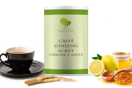 CAFFÈ AL GINSENG LIMONE E MIELE - BARATTOLO 900 g