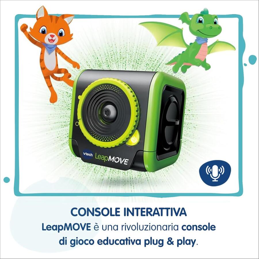 LeapMove Console TV interattiva per bambini - Vtech - 6187 - 4+