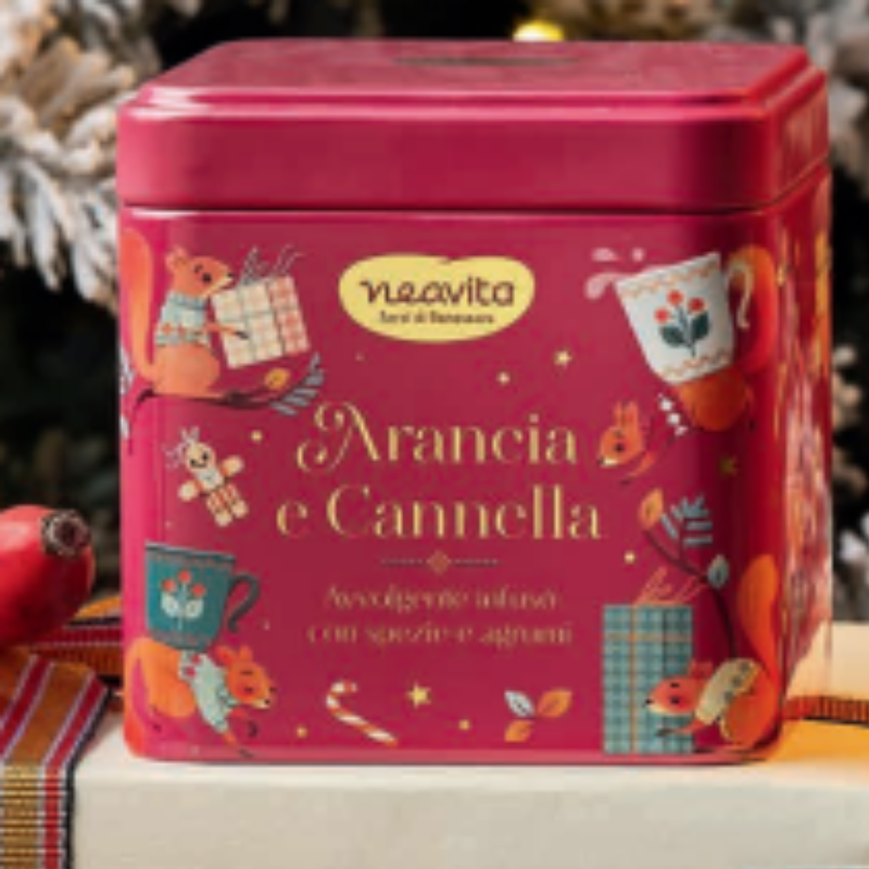 Neavita - Barattolino di Natale rosso