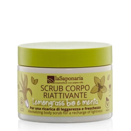 La Saponaria - Scrub corpo riattivante Lemongrass & Menta
