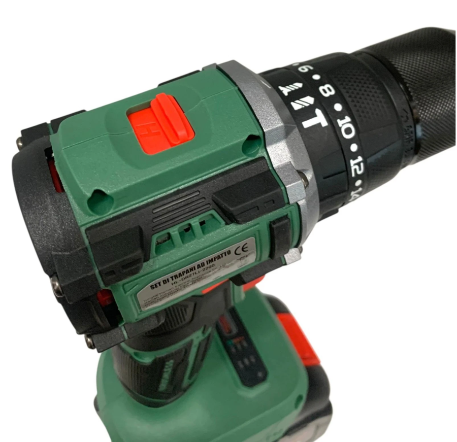 Trapano 68V Avvitatore a Percussione 2 Batterie 6000mHa Motore Brushless