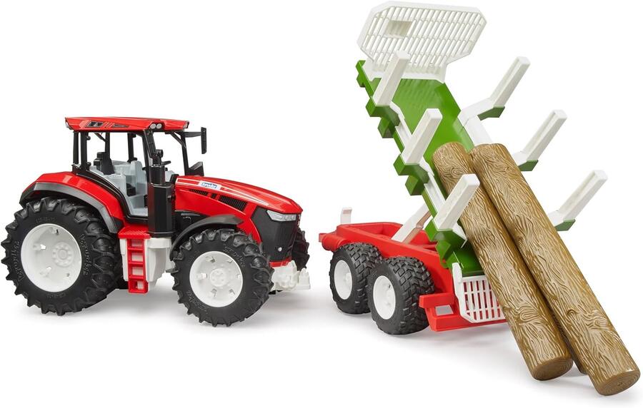 Bruder Trattore Roadmax con rimorchio - Bruder - 03453 - 2+