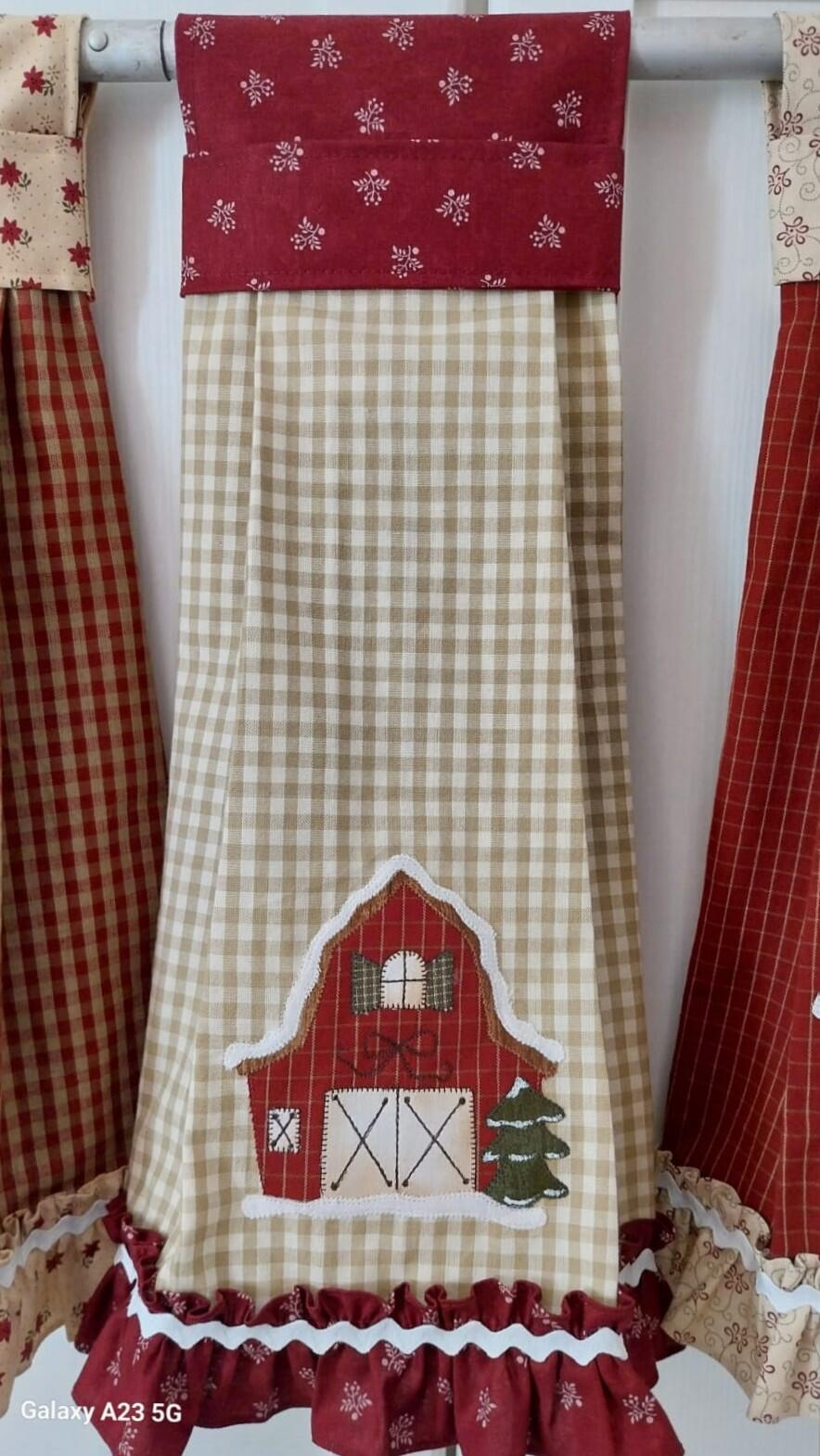 Cartamodello winter village asciughini - 3 modelli