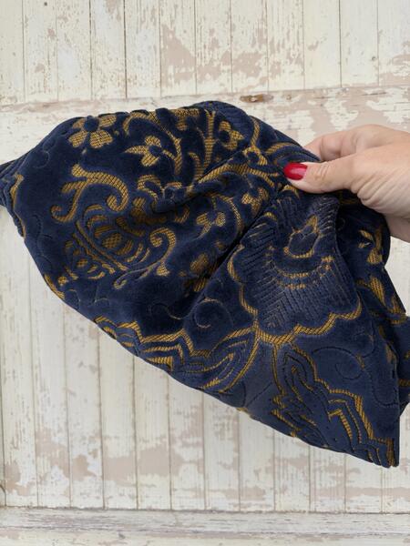 Soft bag velluto blu 