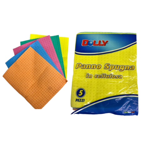 IPM CASA DOLLY PANNOSPUGNA 5 PEZZI 16X20 CM (Confezione da 12 pezzi) 