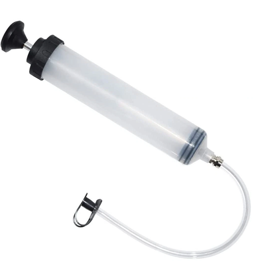POMPA MANUALE A SIRINGA DI ASPIRAZIONE PER ESTRAZIONE OLIO GASOLIO LIQUIDO 500ML
