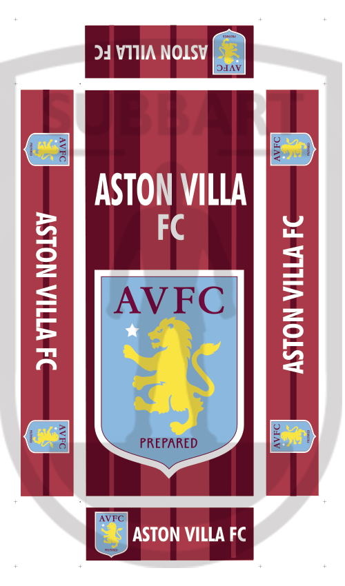 SCATOLA PERSONALIZZATA ASTON VILLA FC